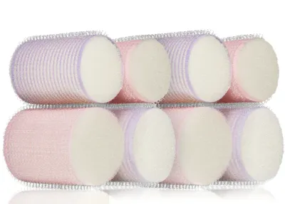 Бигуди для волос BrushArt Hair Foam hair rollers поролоновые, самофиксирующиеся, 8 шт