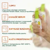 Garnier Fructis Keratin Sleek - Сыворотка для волос для выравнивания волос, 50 мл — фото 4