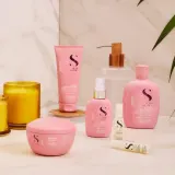 Alfaparf Milano Semi di Lino Moisture Nutritive Detangling Fluid - Увлажняющий безополасочный уход для легкого расчесывания волос, 125 мл — фото 4