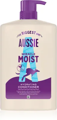 Aussie Miracle Moist - Увлажняющий кондиционер для сухих и поврежденных волос, 1000 мл