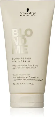 Schwarzkopf Professional Blondme Bond Repair Sealing Balm - Увлажняющий бальзам для волос против пушистости, 75 мл