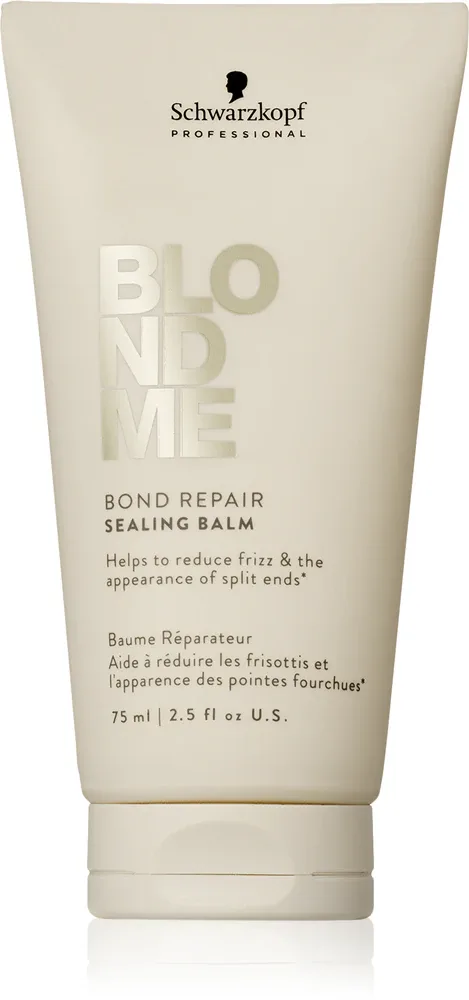 Schwarzkopf Professional Blondme Bond Repair Sealing Balm - Увлажняющий бальзам для волос против пушистости, 75 мл