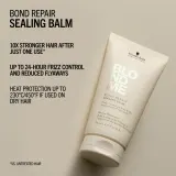 Schwarzkopf Professional Blondme Bond Repair Sealing Balm - Увлажняющий бальзам для волос против пушистости, 75 мл — фото 3