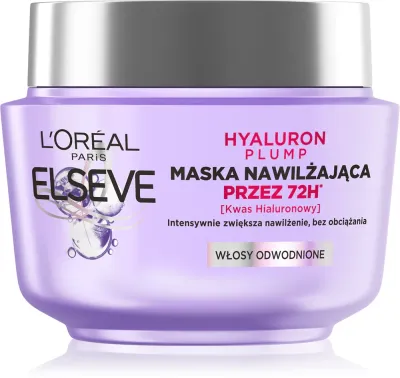 L’Oreal Paris Elseve Hyaluron Plump - Маска для волос с гиалуроновой кислотой, 300 мл