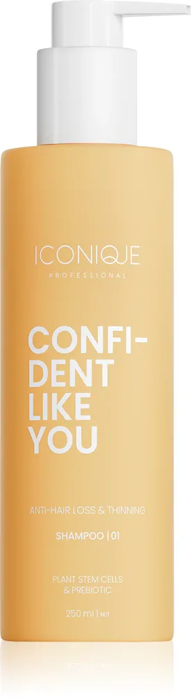 ICONIQUE Professional CONFIDENT LIKE YOU Anti-Hair Loss & Thinning - Шампунь против выпадения волос, 250 мл
