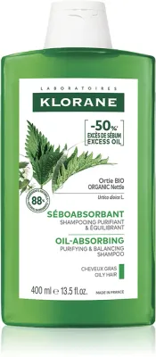 Klorane Nettle - Очищающий шампунь для жирных волос