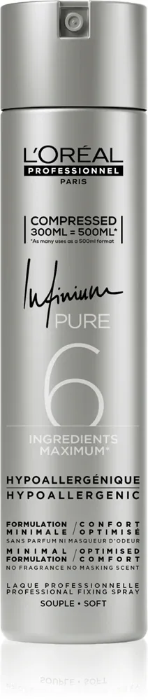 L’Oreal Professionnel Infinium Pure - Лак для волос, 300 мл