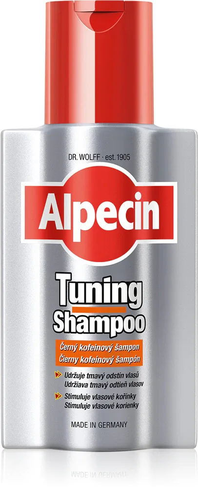 Alpecin Tuning Shampoo - Тонирующий шампунь для первых седых волос, 200 мл