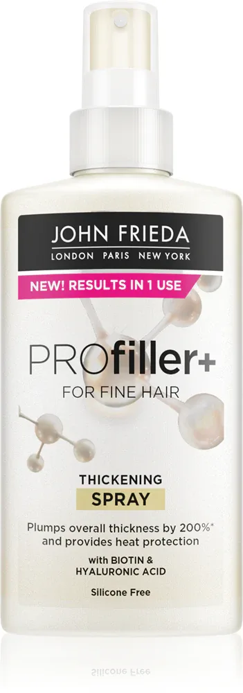 Спрей для объёма волос John Frieda PROfiller+ для тонких волос, с термозащитой, 150 мл