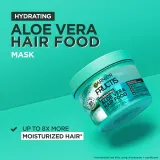Garnier Fructis Aloe Vera Hair Food - Увлажняющая маска для нормальных и сухих волос, 400 мл — фото 5