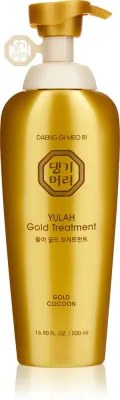 DAENG GI MEO RI Yula Gold Treatment - Укрепляющий кондиционер для волос с блеском, 500 мл