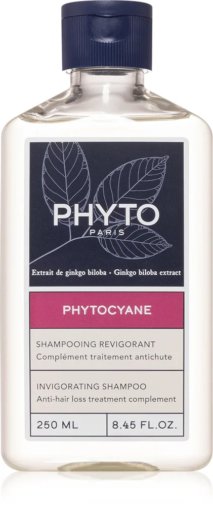 Phyto Phytocyane Invigorating Shampoo - Активирующий шампунь против выпадения волос, 250 мл