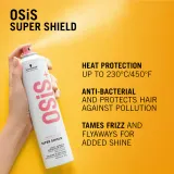 Schwarzkopf Professional Osis+ Super Shield - Защитный спрей для укладки волос, 300 мл — фото 2