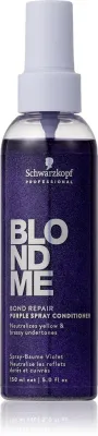 Schwarzkopf Professional Blondme Bond Repair Purple Spray Conditioner - Фиолетовый спрей-кондиционер, 150 мл