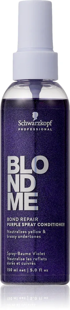 Schwarzkopf Professional Blondme Bond Repair Purple Spray Conditioner - Фиолетовый спрей-кондиционер, 150 мл