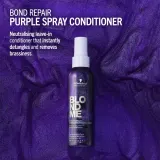 Schwarzkopf Professional Blondme Bond Repair Purple Spray Conditioner - Фиолетовый спрей-кондиционер, 150 мл — фото 3