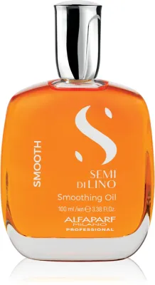 Alfaparf Milano Semi di Lino Smooth - Масло для волос, разглаживающее непослушные и пушистые волосы, 100 мл