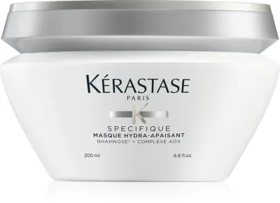 Kerastase Specifique Masque Hydra-Apaisant - Увлажняющая и успокаивающая маска для волос bez silikonu, 200 мл
