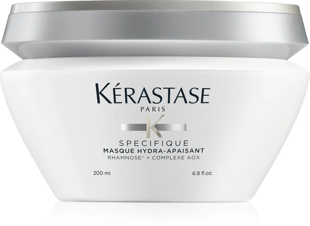 Kerastase Specifique Masque Hydra-Apaisant - Увлажняющая и успокаивающая маска для волос bez silikonu, 200 мл