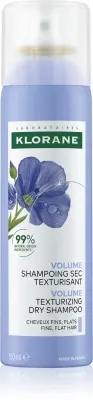 Klorane Flax Fiber - Сухой шампунь для тонких и нежных волос, 150 мл