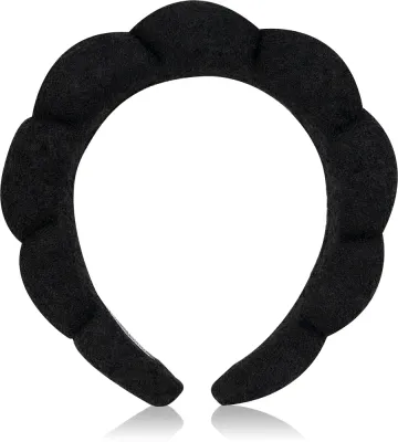Повязка для волос Brushworks Cloud Headband мягкая, для ухода и макияжа, 1 шт