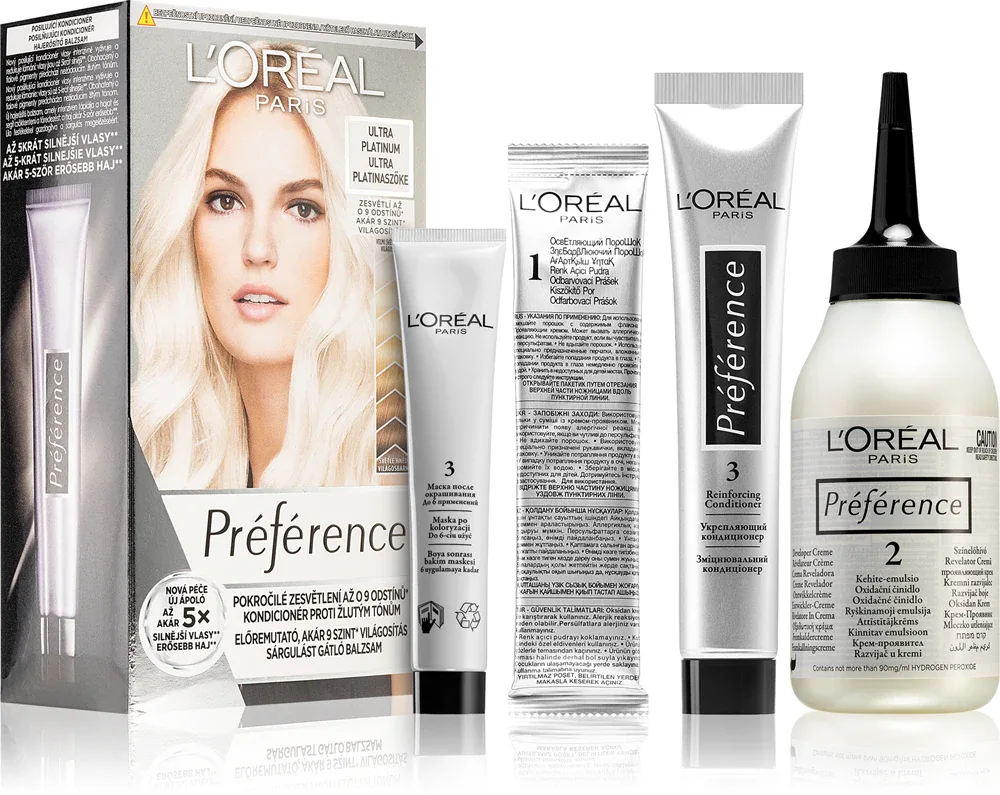L’Oreal Paris Preference - Краска для волос, 1 шт, оттенок Ultra Platinum