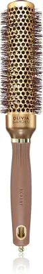 Круглая щётка-браш Olivia Garden Expert Blowout Speed Gold Brown, керамическая поверхность, для быстрой сушки, 1 шт