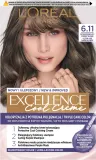 L’Oreal Paris Excellence Cool Creme - Краска для волос, 1 шт, оттенок 6.11 Ultrapopielaty ciemny blond — фото 1