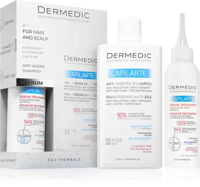 Dermedic Capilarte - Набор для волос, стимулирующий рост - подарочный, 2 шт