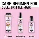 Schwarzkopf Gliss Liquid Silk - Сыворотка без смывания для укрепления волос и придания им большего блеска Shine Booster, 100 мл — фото 7
