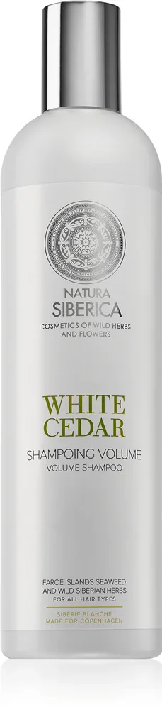 Natura Siberica Copenhagen White Cedar - шампунь для объема для всех типов волос, 400 мл