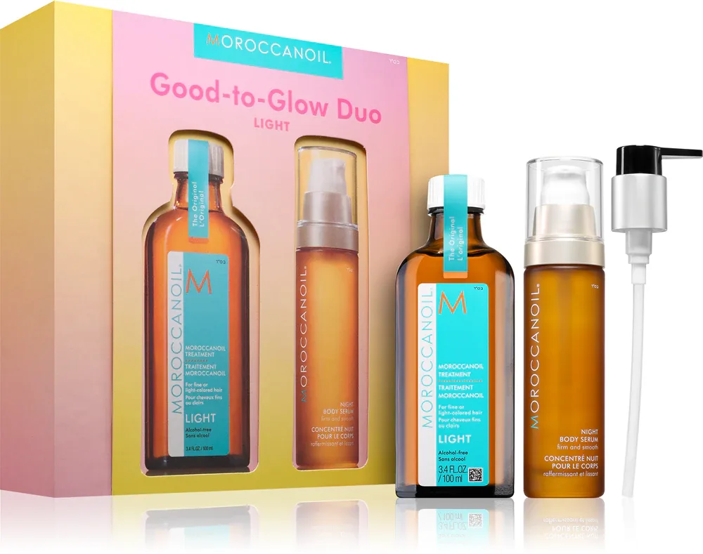 Moroccanoil Good-to-Glow Duo Light - Набор для волос и тела, 1 шт