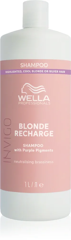 Wella Professionals Invigo Blonde Recharge - Шампунь для волос блонд, нейтрализующий желтоватые оттенки