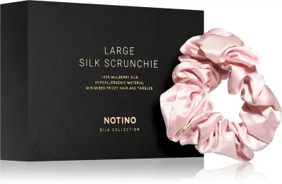 Резинка для волос Notino Silk Collection Large scrunchie шёлковая, для метода curly girl, 1 шт