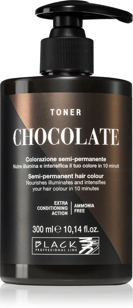 Black Professional Line Toner - Тоник для натурального оттенка, 300 мл, оттенок Chocolate