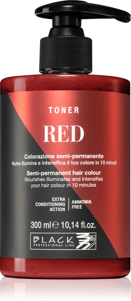 Black Professional Line Toner - Тоник для натурального оттенка, 300 мл, оттенок Red