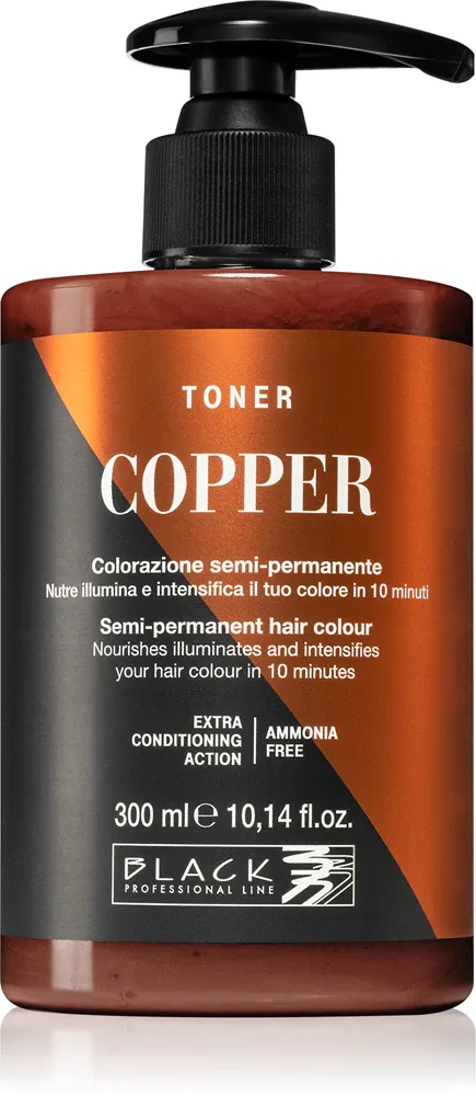 Black Professional Line Toner - Тоник для натурального оттенка, 300 мл, оттенок Copper