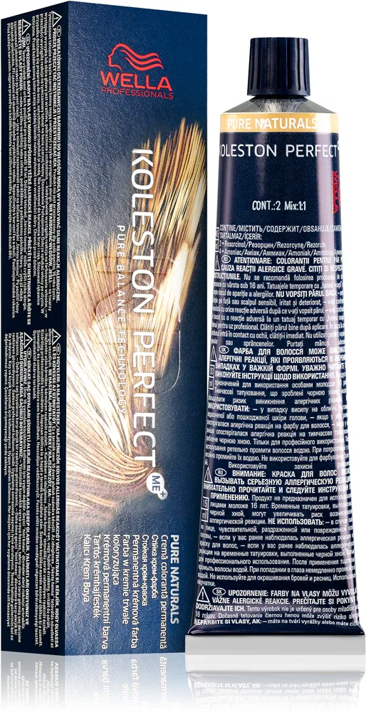 Wella Professionals Koleston Perfect ME+ Pure Naturals - стойкая краска для волос, 60 мл, оттенок 3/00 60 мл (WLL06306)