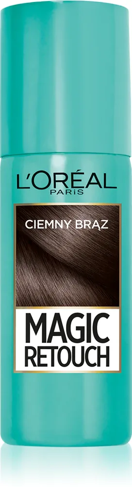 L’Oreal Paris Magic Retouch - Спрей для мгновенной коррекции отросей, 75 мл, оттенок Ciemny brąz