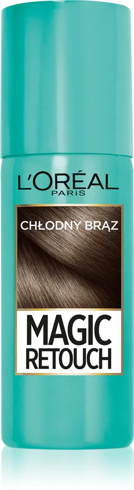 L’Oreal Paris Magic Retouch - Спрей для мгновенной коррекции отросей, 75 мл, оттенок Chłodny brąz