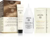 Apivita My Color Elixir - Краска для волос без аммиака, 1 шт, оттенок 8.0 Light Blonde — фото 1