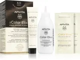 Apivita My Color Elixir - Краска для волос без аммиака, 1 шт, оттенок 4.0 Brown — фото 1