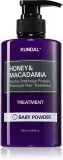 Маска для волос KUNDAL Honey Macadamia Baby Powder увлажняющая, с маслом макадамии, 500 мл — фото 1