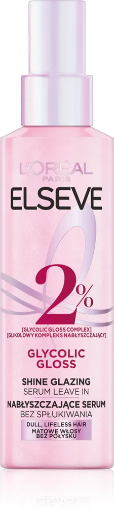 L’Oreal Paris Elseve Glycolic Gloss - Сыворотка без смывания для придания блеска, 150 мл