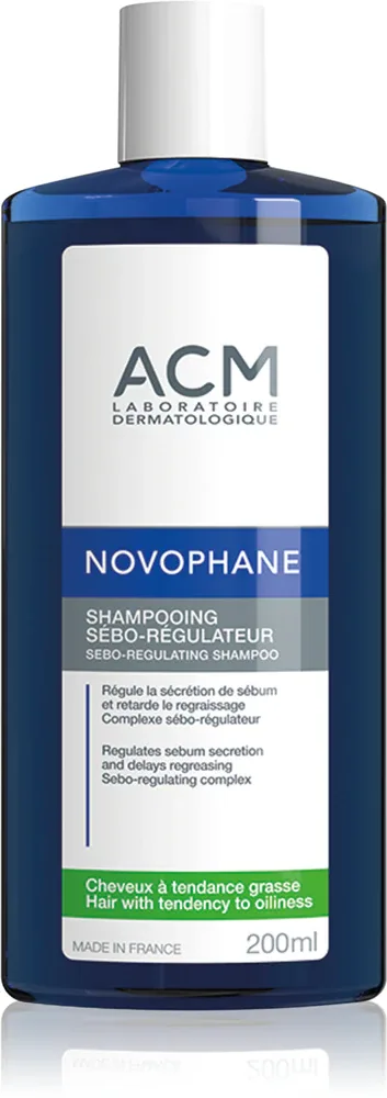 ACM Novophane - Шампунь для жирных волос и кожи головы, 200 мл