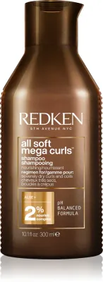 Redken All Soft Mega Curls - Шампунь для вьющихся и волнистых волос, 300 мл