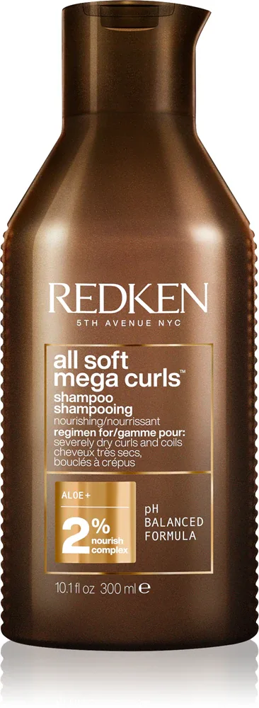 Redken All Soft Mega Curls - Шампунь для вьющихся и волнистых волос, 300 мл