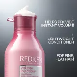 Redken Volume Injection - Кондиционер для объема волос - нежный, 300 мл — фото 4