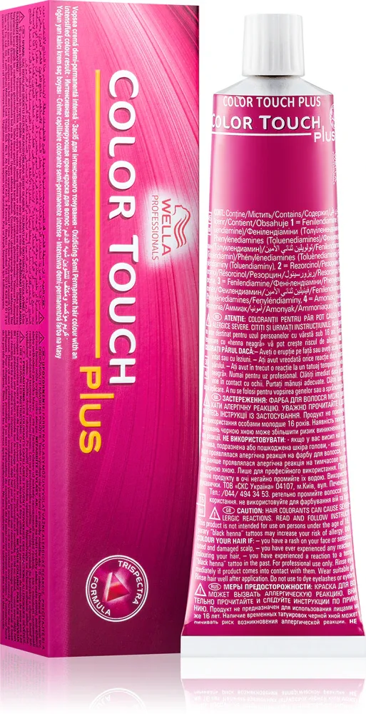 Wella Professionals Color Touch Plus - Краска для волос, 60 мл, оттенок 55/06