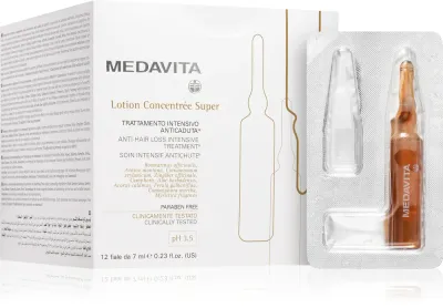 Лосьон-концентрат Medavita Lotion Concentree Super от выпадения волос, для кожи головы, 12×7 мл